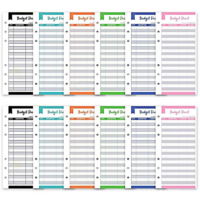 Planejador Mensal com Expense Tracker, Novo, Agenda Organizer, Planejamento, Dinheiro, Escrevendo Pads