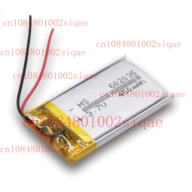 3.7V 450mAh 602035   Lipo Battery Rechargeable Battery For Point Reading Pen Lot
