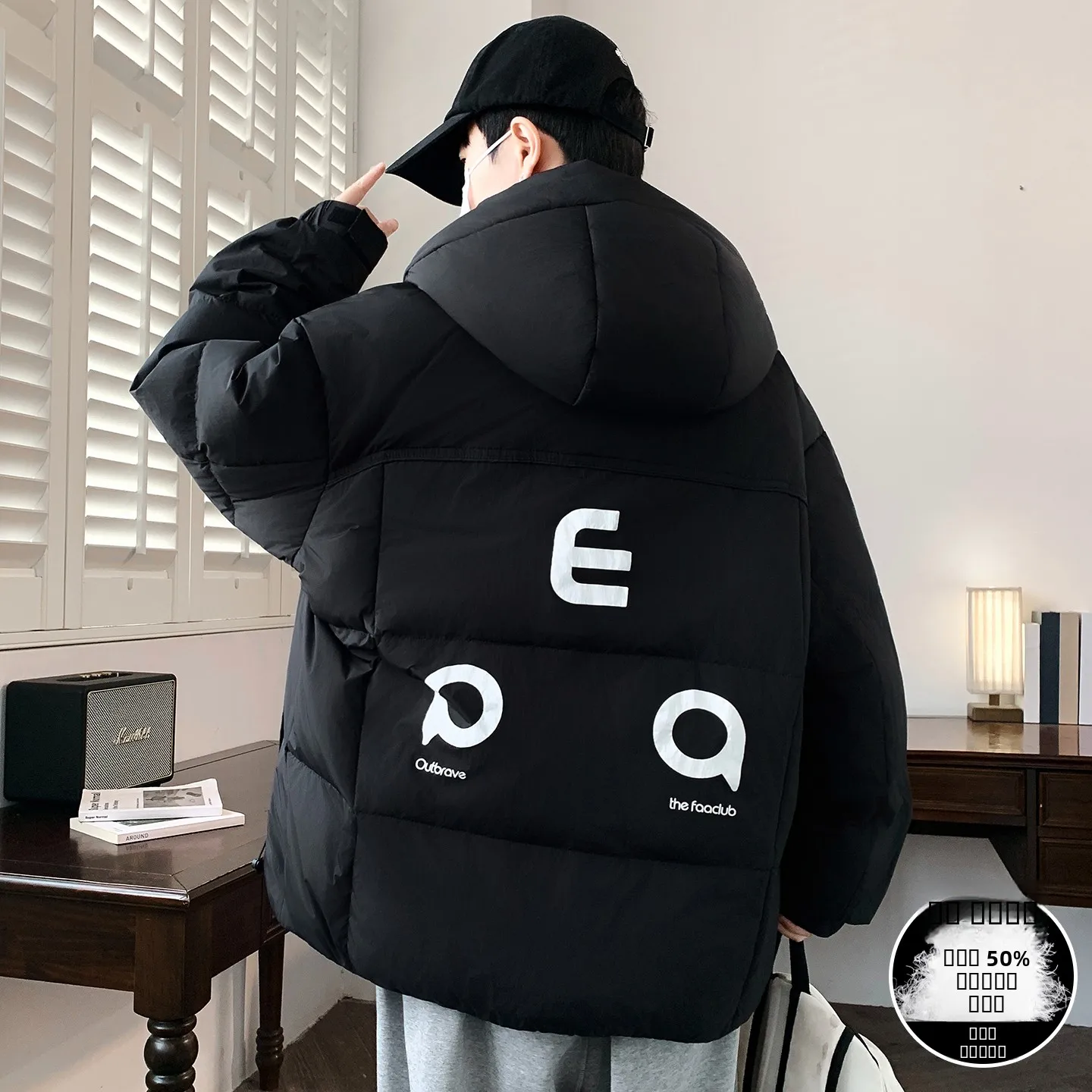 

Подростковая утепленная пуховая куртка с капюшоном, осенне-зимняя, теплая, из белого пуха, новая модель