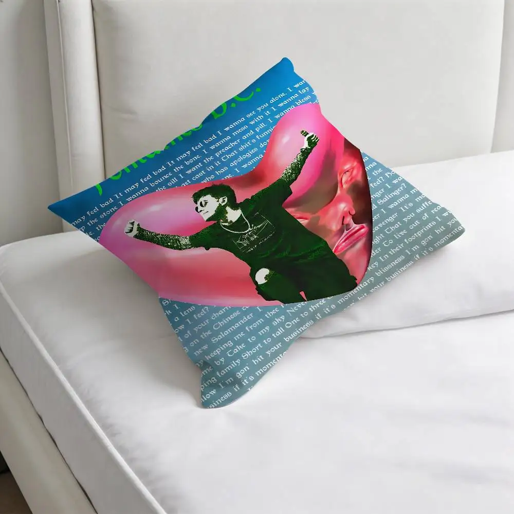 Rock Band F-Fontaines D-Dc Decorative Square Pillow Cover Soft & Comfortable Pillow Case Sofa Bed Home Decoration