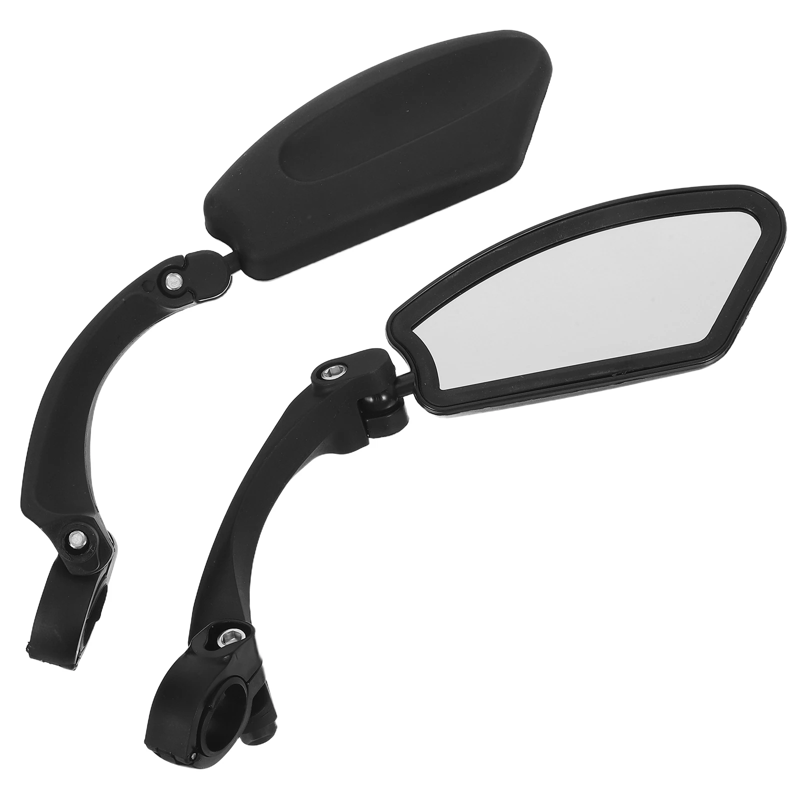 

2 Sets Bike Mirror Handlebar Rearview Universal Adjustable Hd Auto-Grade Glass Thickened Bicycle Mirror For Electric Scooter