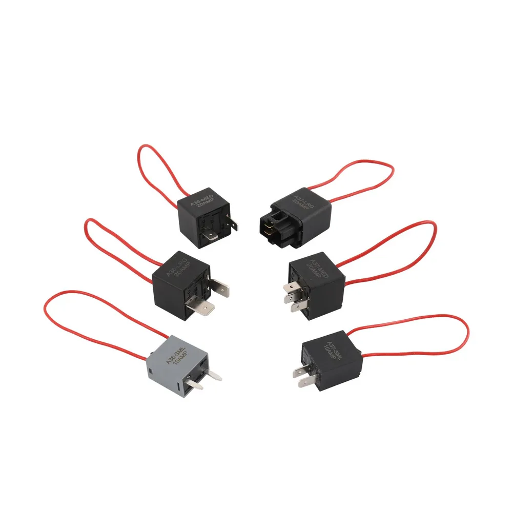 

6 шт. 9038A релейный переключатель, тестер реле, комплект переключателя с петлей усилителя для топливных насосов, охлаждающих вентиляторов, оконных двигателей, фара