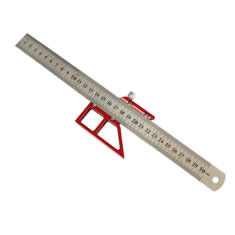 

Versatile Marking Gauge Carpenters Square Versatile Woodworking Center Finder Square Suitable for Woodworking DIY Crafts