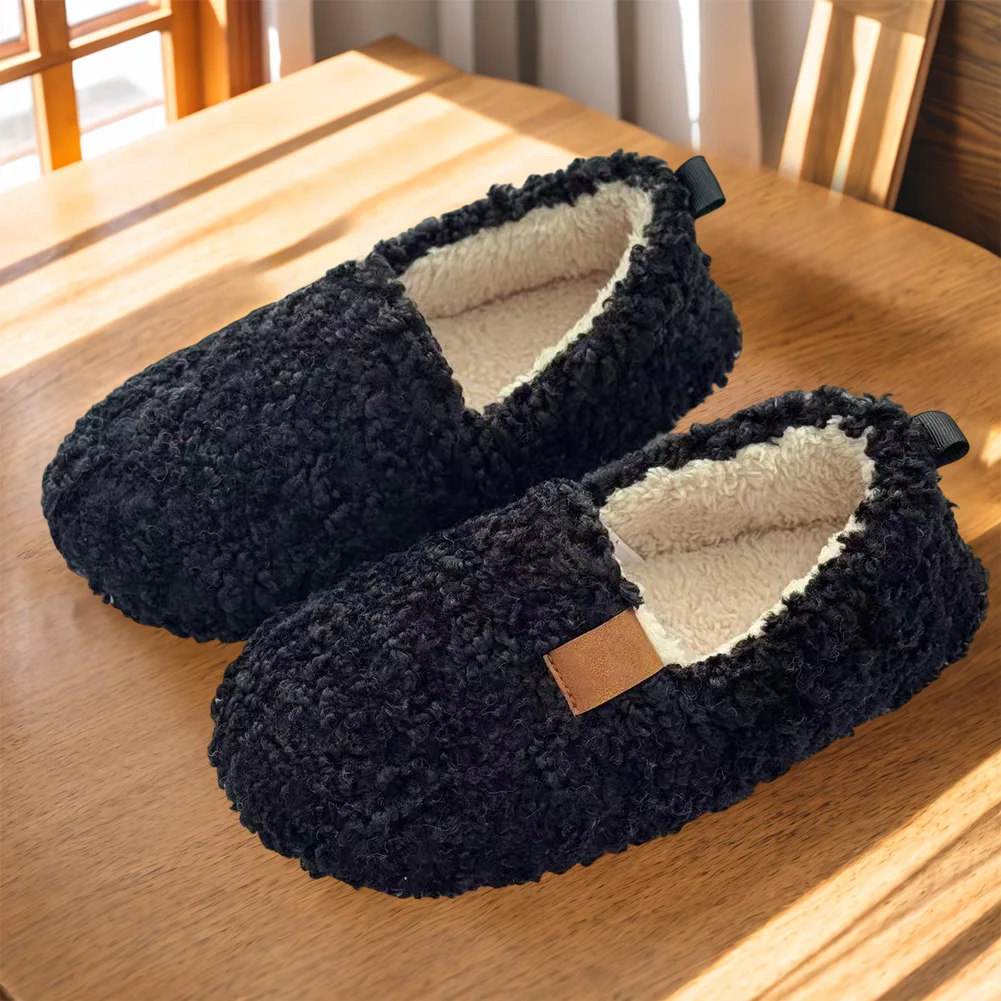 Women Slippers Fuzzy Memory Foam House Shoes with Polar Fleece Lining Loafer Closed Back Indoor Outdoor Slipper