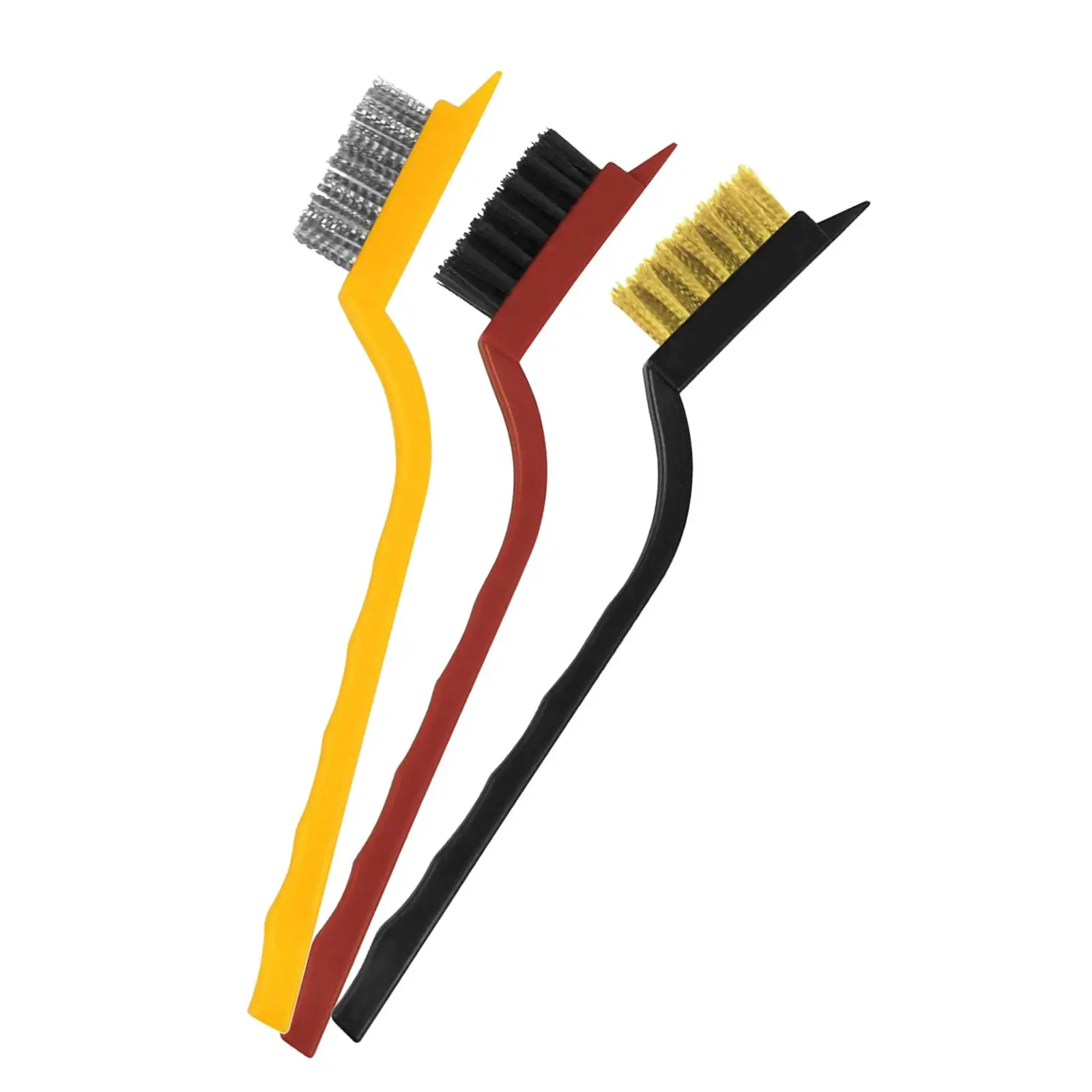 

5Pcs Wire Brush Set Scraper Tool Nylon / Brass / Stainless Steel Bristles Deep