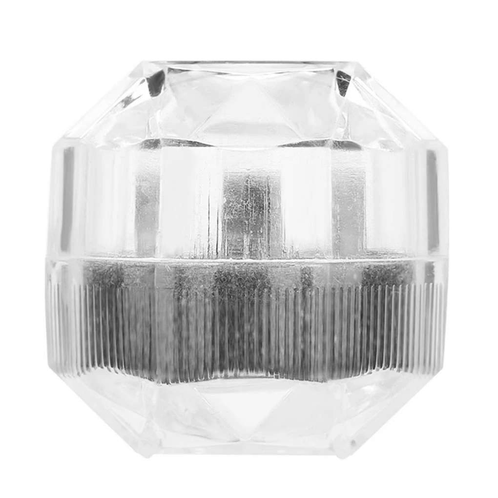 Transparent Jewelry Box Ring Earring Ear Stud Storage Case Soft Cushion Design Jewelry Case