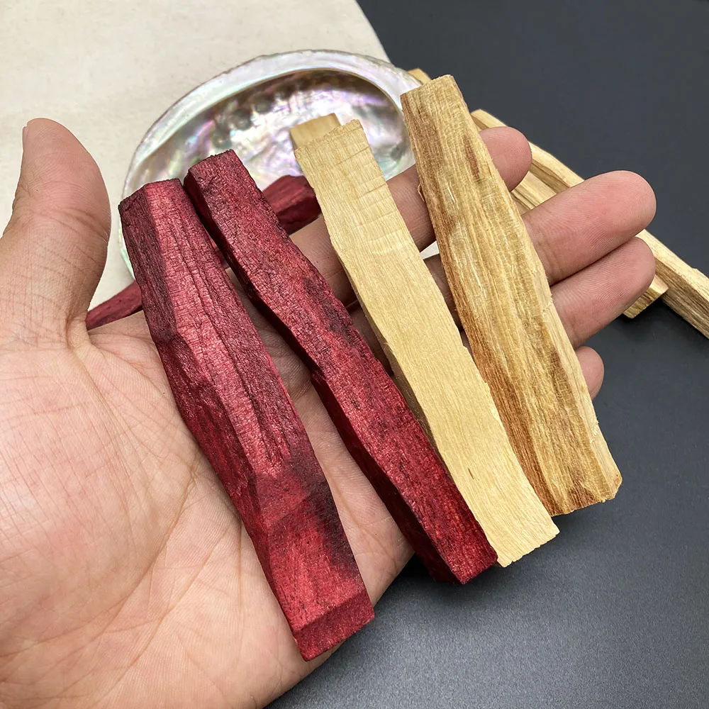 Dragon's Blood Palo Santo Holzstäbchen, natürlicher Weihrauchstäbchen, Fleck-Aromatherapie für die Kristallreinigung, Luftreinigung zu Hause – Detail 5