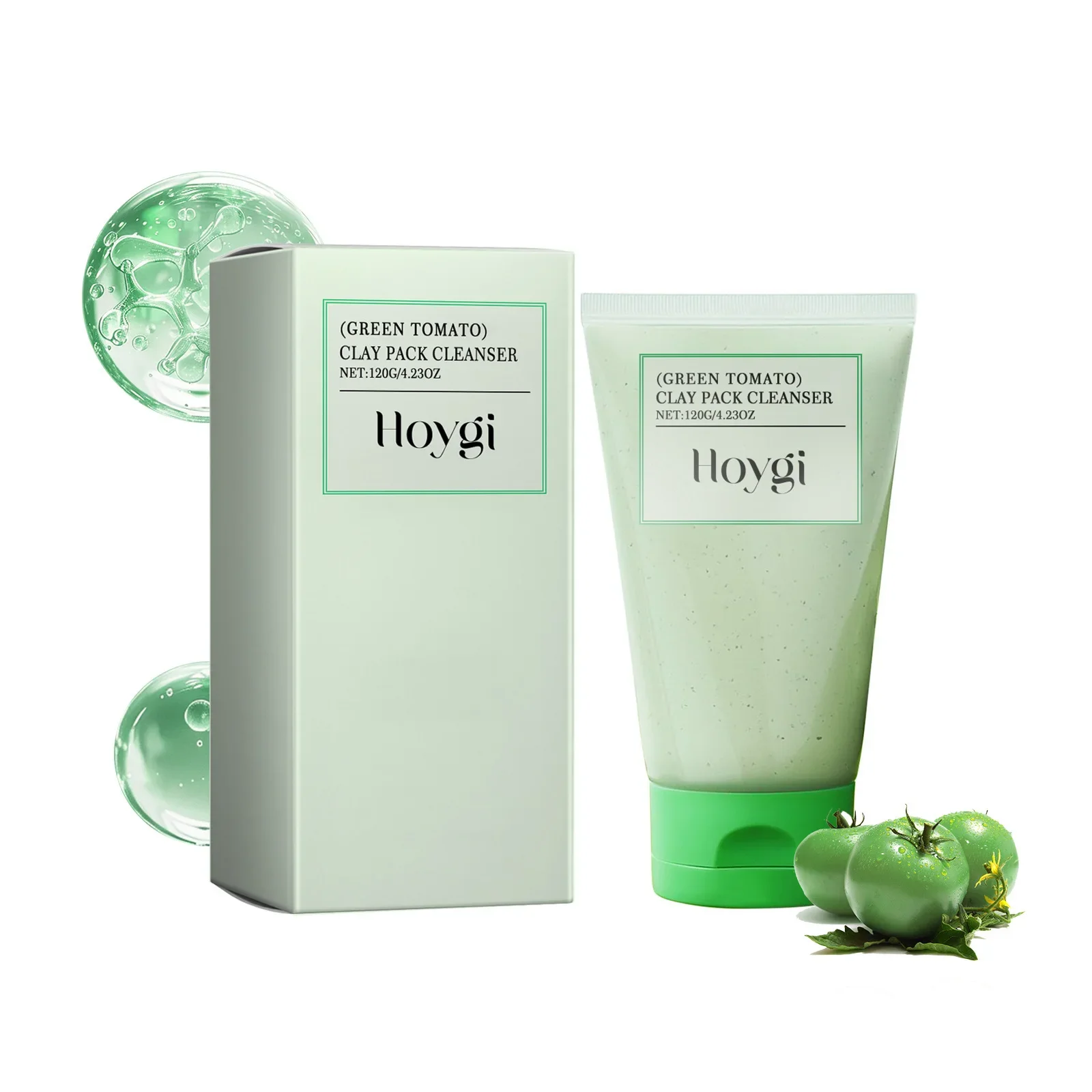 

Natural Plant Extract Hoygi Green Tomato Cleansing Foam for Deep Cleaning and Skin Brightening Hydrating and Moisturizing Skin