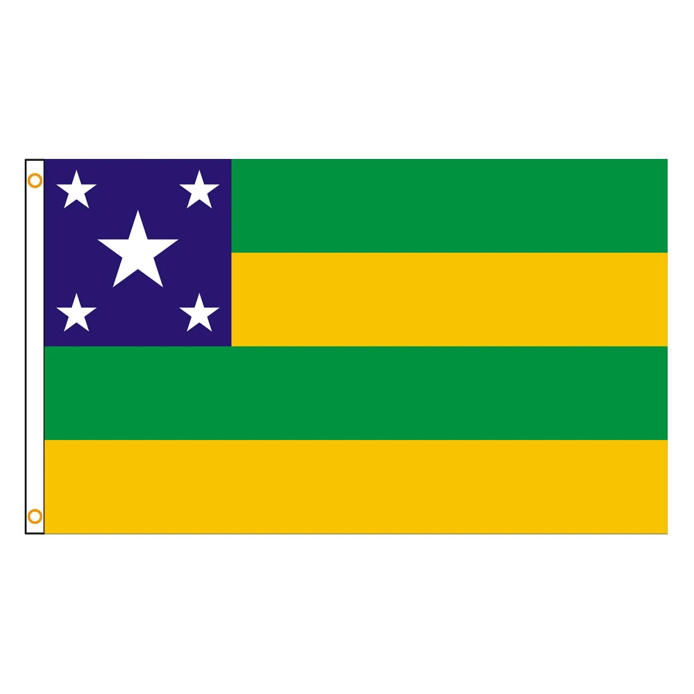 3×5Ft Sergipe Emblem Flag Polyester Printed Banner Tapestry For Decor