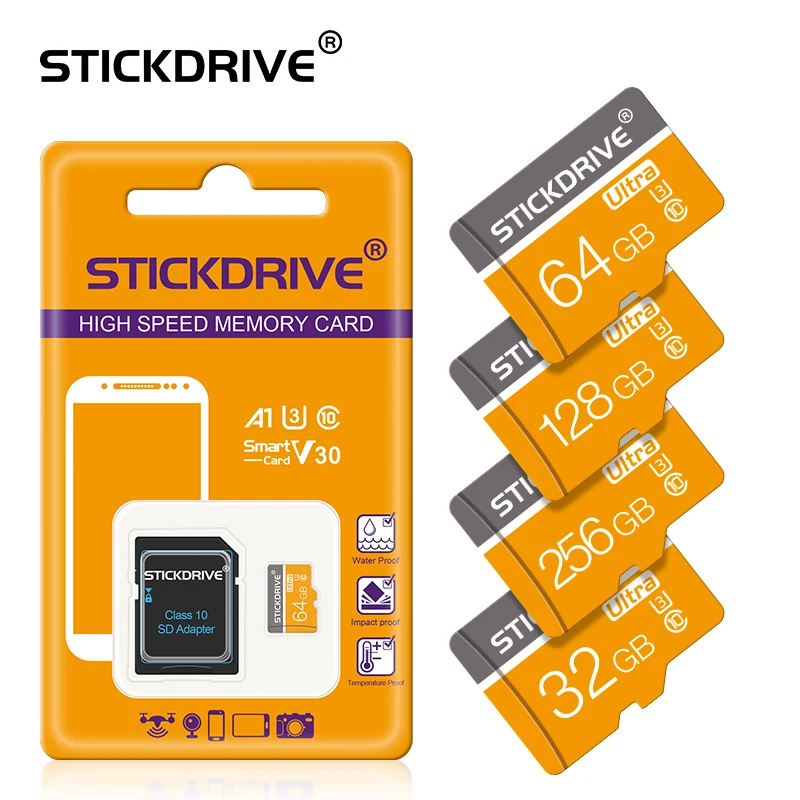 Memory Card SD Card 128GB 32GB 64GB 256GB Class 10 Mini SD Card 16GB 64gb Micro TF Flash Drive Card cartao de memoria High Speed