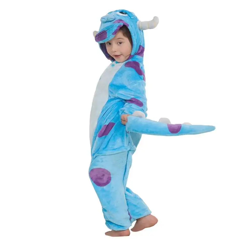 

Onesie Pajamas Unisex Soft Flannel Animal Onesie For Kids Dinosaur Costume For Kids Animal Warm Onesie Pajamas For School Plays