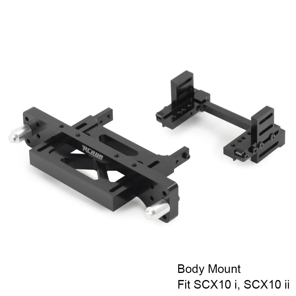 1:10 RC LC80 Hard Body Mount Roof Rack Interior Tail Ladder Spare Wheel Carrier Snorkel LED Lamp for RC Crawler SCX10 TRX4