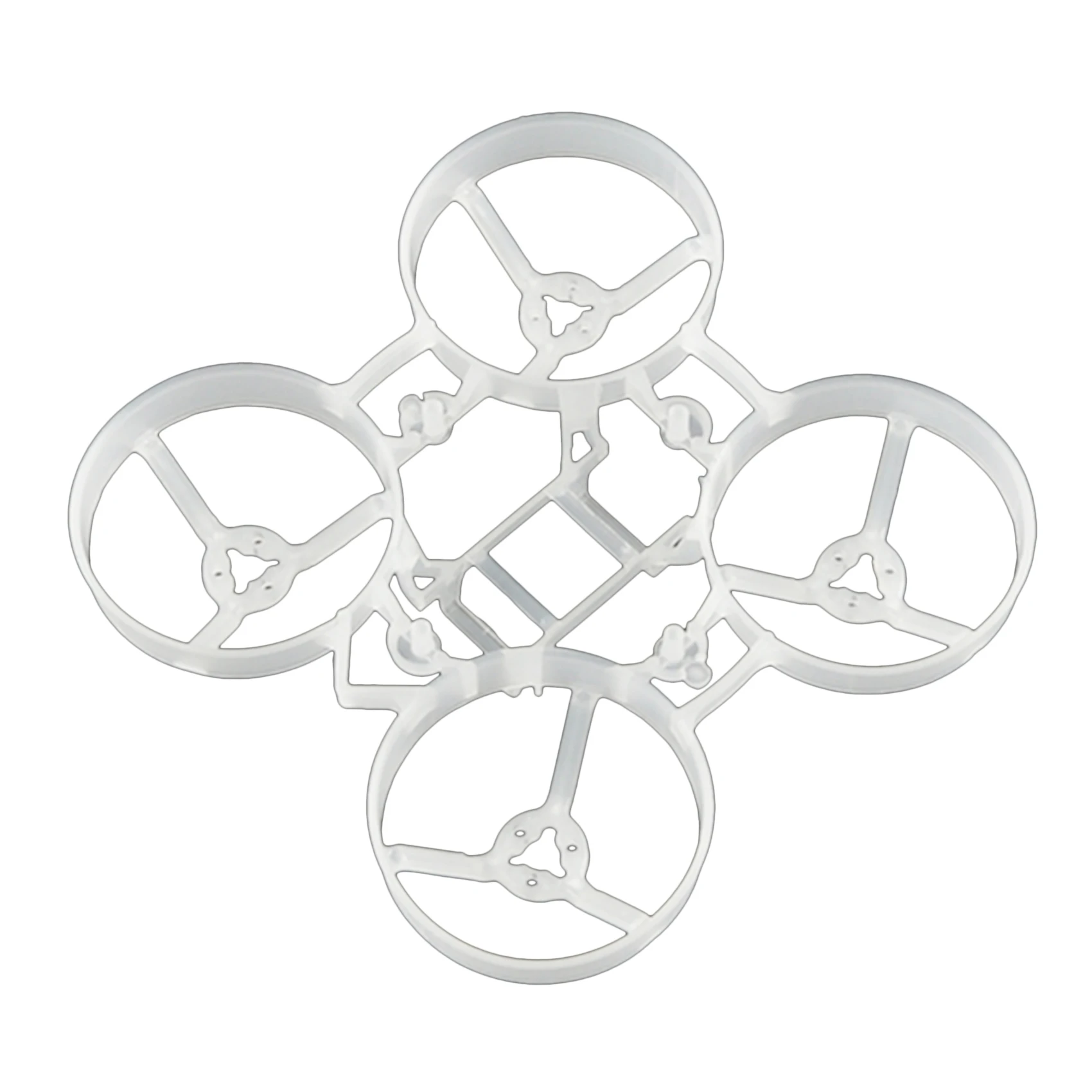 RC FPV Brushless Tiny Whoop Drones Frame Kit for Bwhoop65 Mobula6 Drones Replacement Parts White