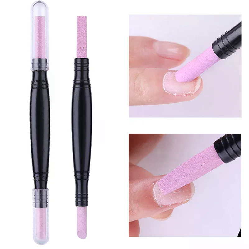 1pc Skin Tool Portable Quartz Grinding Pen Nail Cuticle Scissors Dead Remover Nail Polish Manicure Stick Nail Files