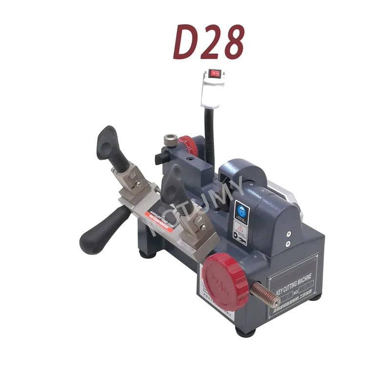 Horizontal Manual Feeding Key Machine Key Cutting Duplicating Machine 11cm Pitch Easily Clamp Folding Keys AC220V 200W