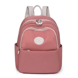 Waterproof Nylon Backpack 2024 New Trend Women Backpack Fashion Shoulder Bag Small Teen Girl School Bag Mochilas Female