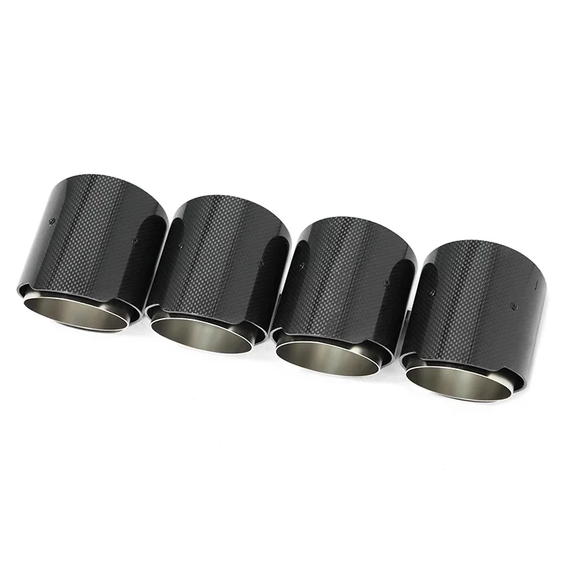 

Hhm1 PCS насадки из углеродного волокна для BMW M2 M3 M4 M135i M235i M140i M240i M335i M340i M435i Универсальная выхлопная труба с прямым разъемом