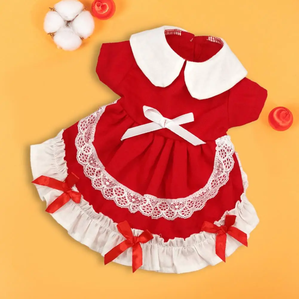 Cat Dresses Lolita Doll Collar Floral Lace Bowknot Kitten Skirt Ruffle Hem Two-legged Short Sleeves Puppy Clothes Pet Supplies