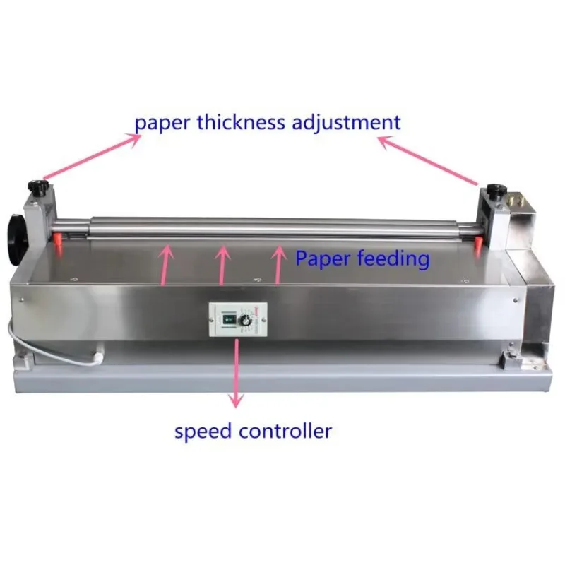 JS-380A JS-600A Semi-Automatic Paper Gluing Machine Desktop High Speed Manual / Paper Gluer For Cardboard Gift Box Hardcover