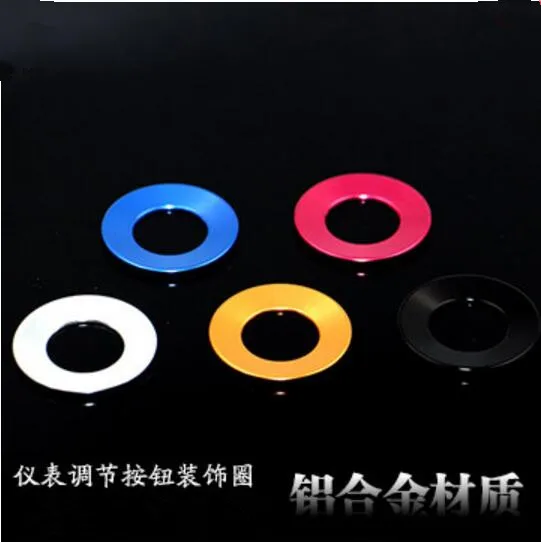 car styling Aluminium alloy Meter adjustment button decoration ring sticker case For Mitsubishi ASX 2011-2016 auto accessories