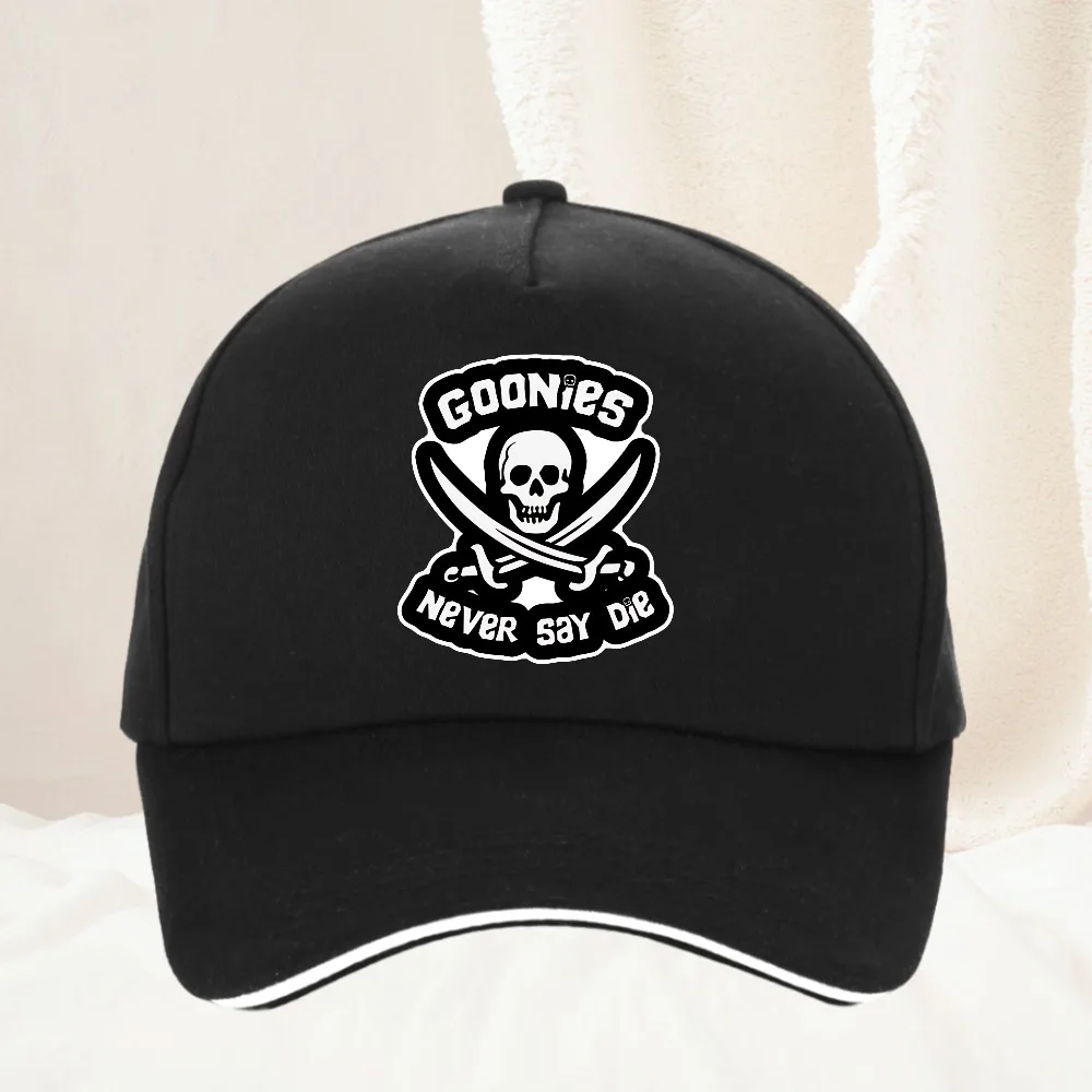 

Copy of The Goonies Never Say Die Baseball Cap Men Hats Women Visor Protection Snapback The Goonies Movie Caps