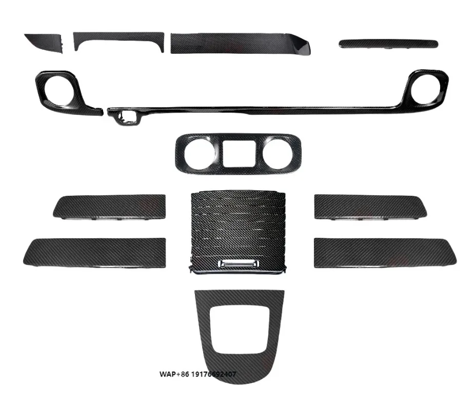 2025 G CLASS W465 G63 G500 Dry Carbon Fiber Interior Accessories Dashboard Cover and Other Decorative Parts