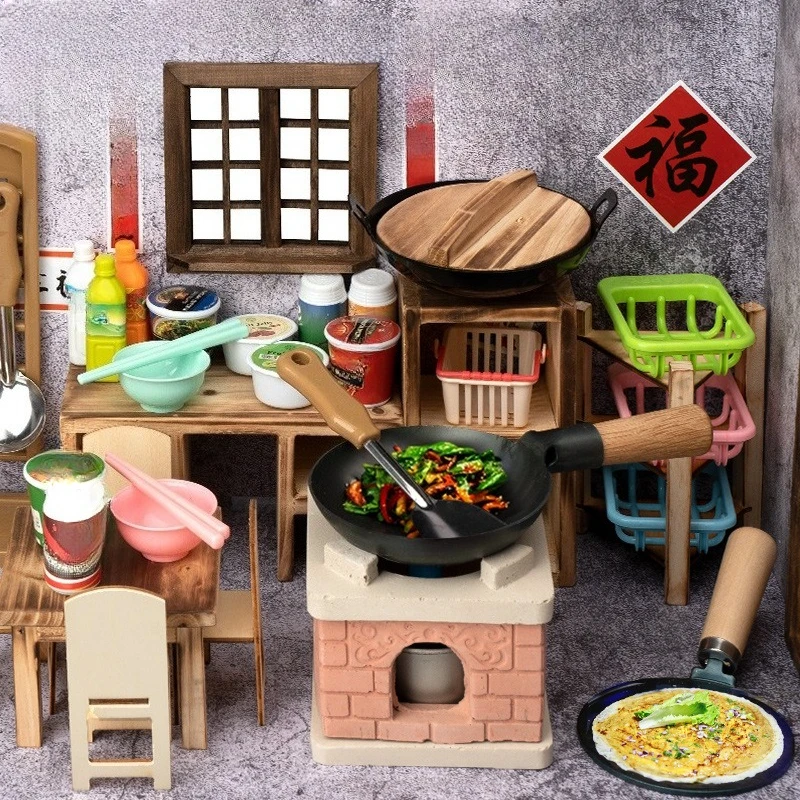 

Toys Mini Kitchen Real Cooking Real Cooking Early Education Kitchenware Play House