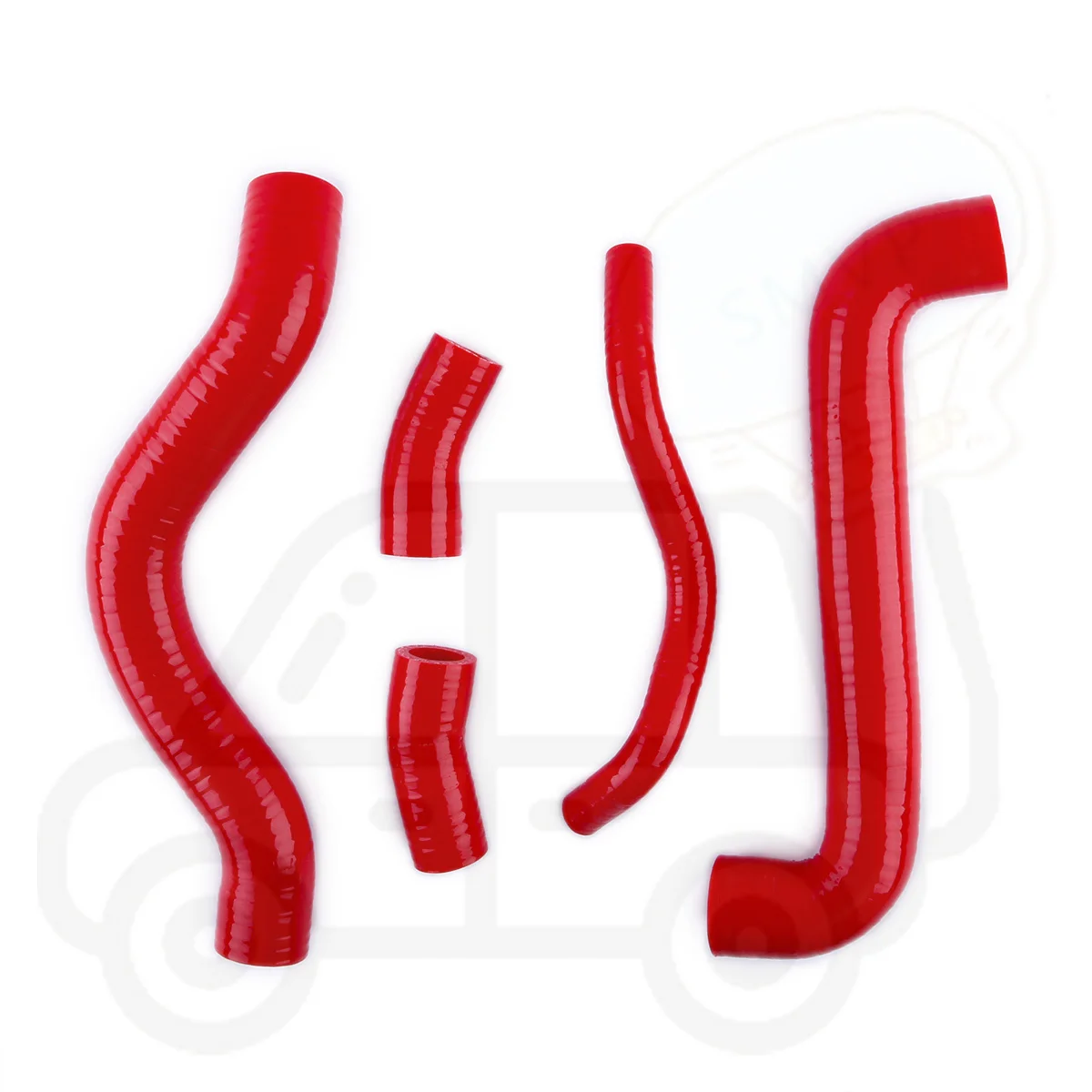 5PCS 3PLY For 1999-2002 SUZUKI SV650S SV650 Replacement Parts 2000 2001 Upper & Lower Motorcycle Silicone Radiator Coolant Hose