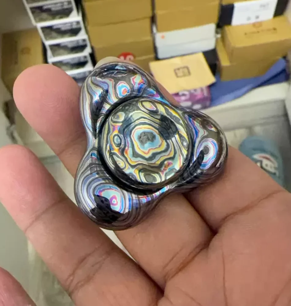 Used EDC KAP zircuti spinner Fingertip gyroscope Decompression toys