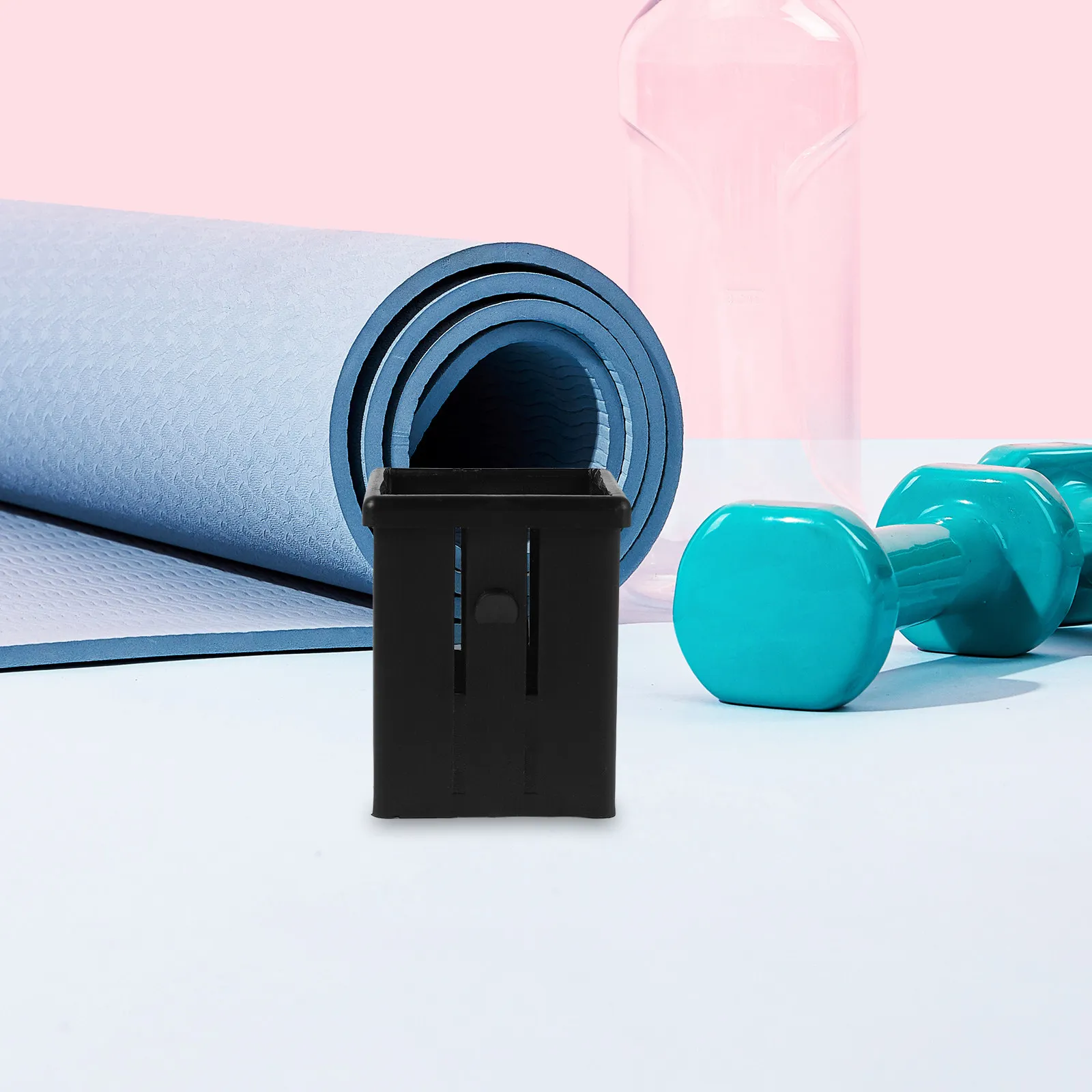 4Pcs Fitness Equipment Sleeve Inserts Square Tube Adapter Sliding Tube End Caps Protective Insert Gym Machine Workout Training