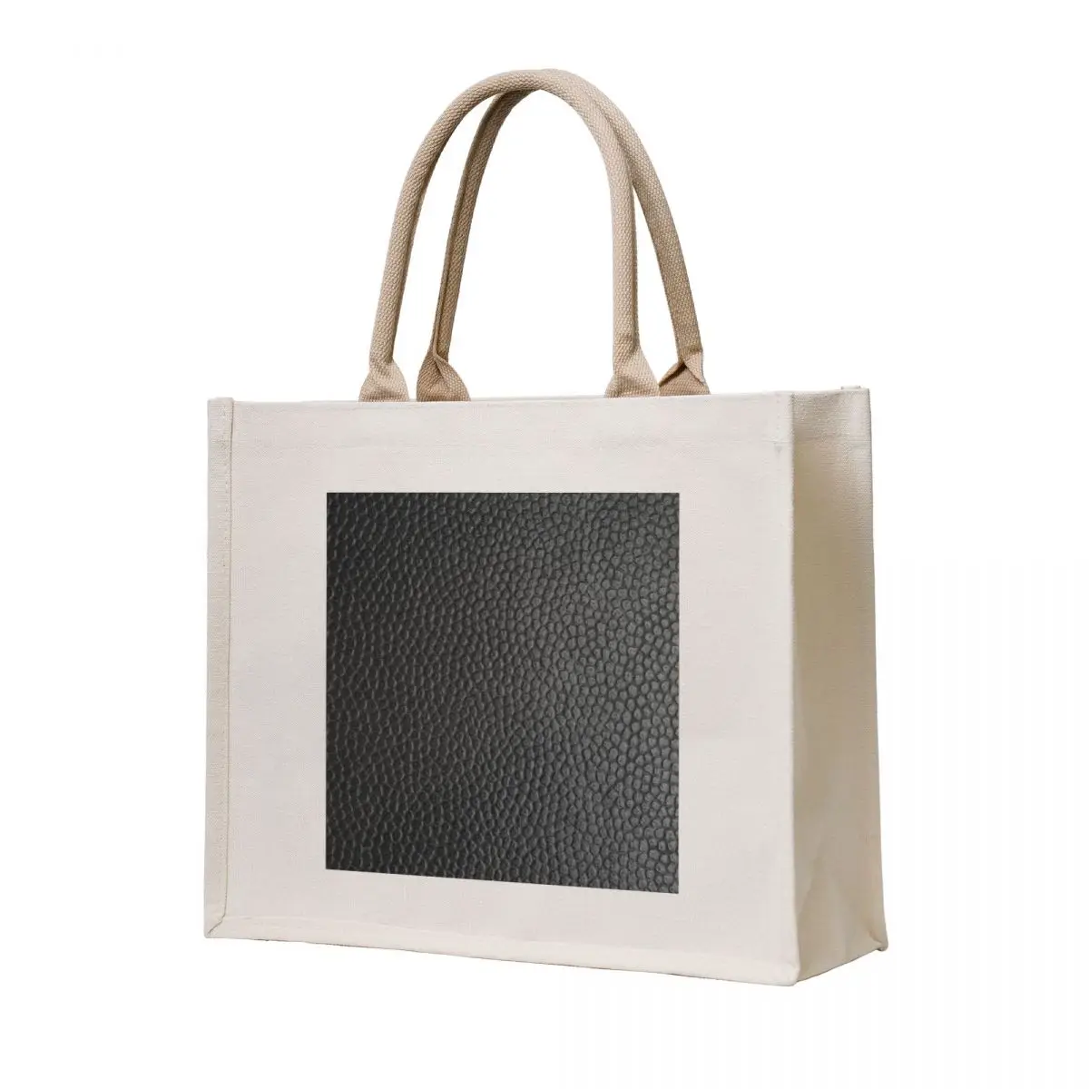 

Black Leather Effect Tote Bag Lady bags sacs de shopping personalized tote