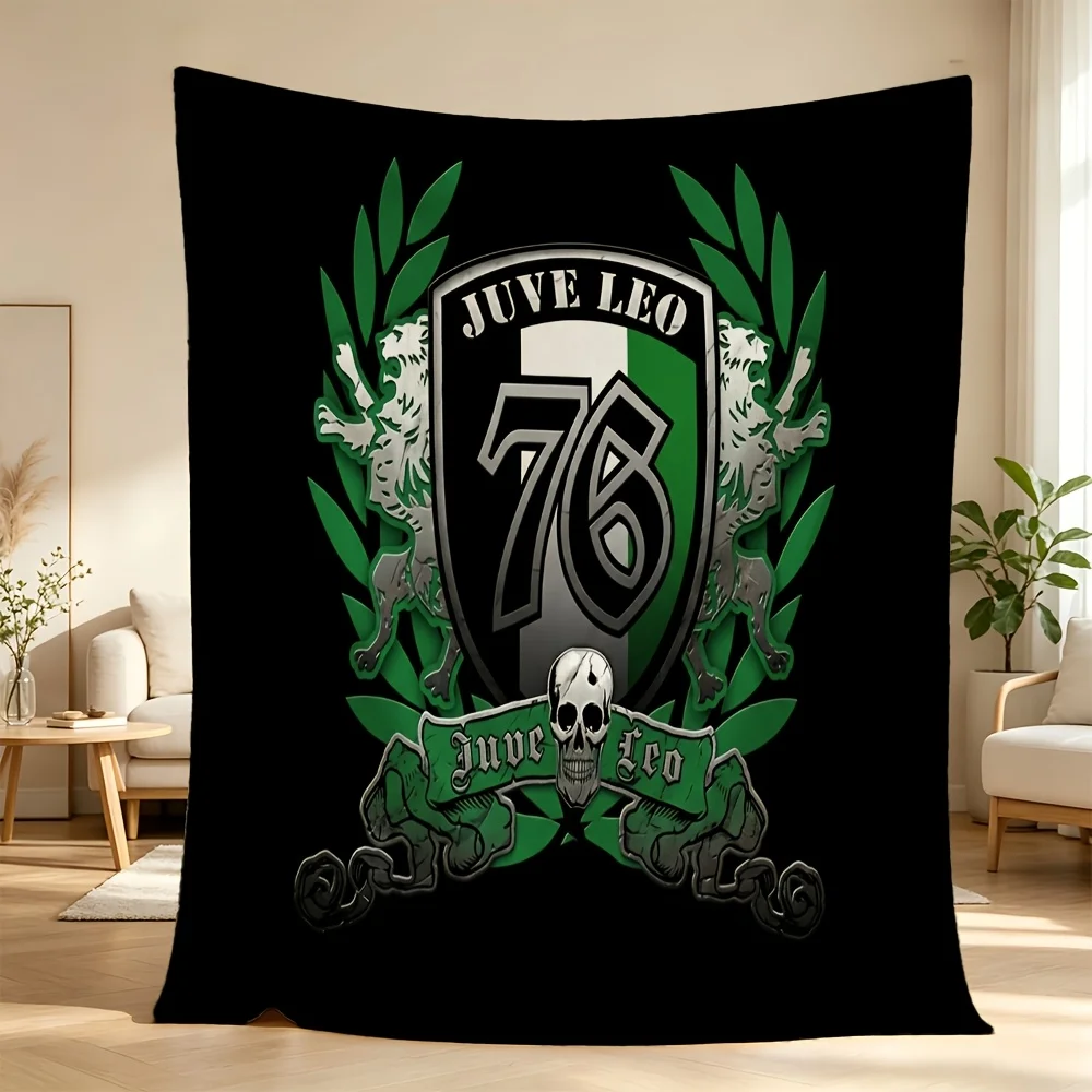 Large Men's Skull Design Biker Rock Style Blanket 150x200cm Cozy Throw Bedspread Decoration for Couch Living Room