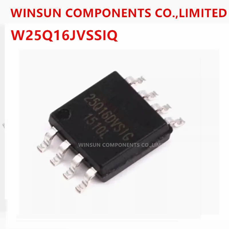 (10Piece)100% New Imported Original  W25Q16JVSSIQ SOIC-8 16Mbit serial flash/dual and quad SPI/FLASH