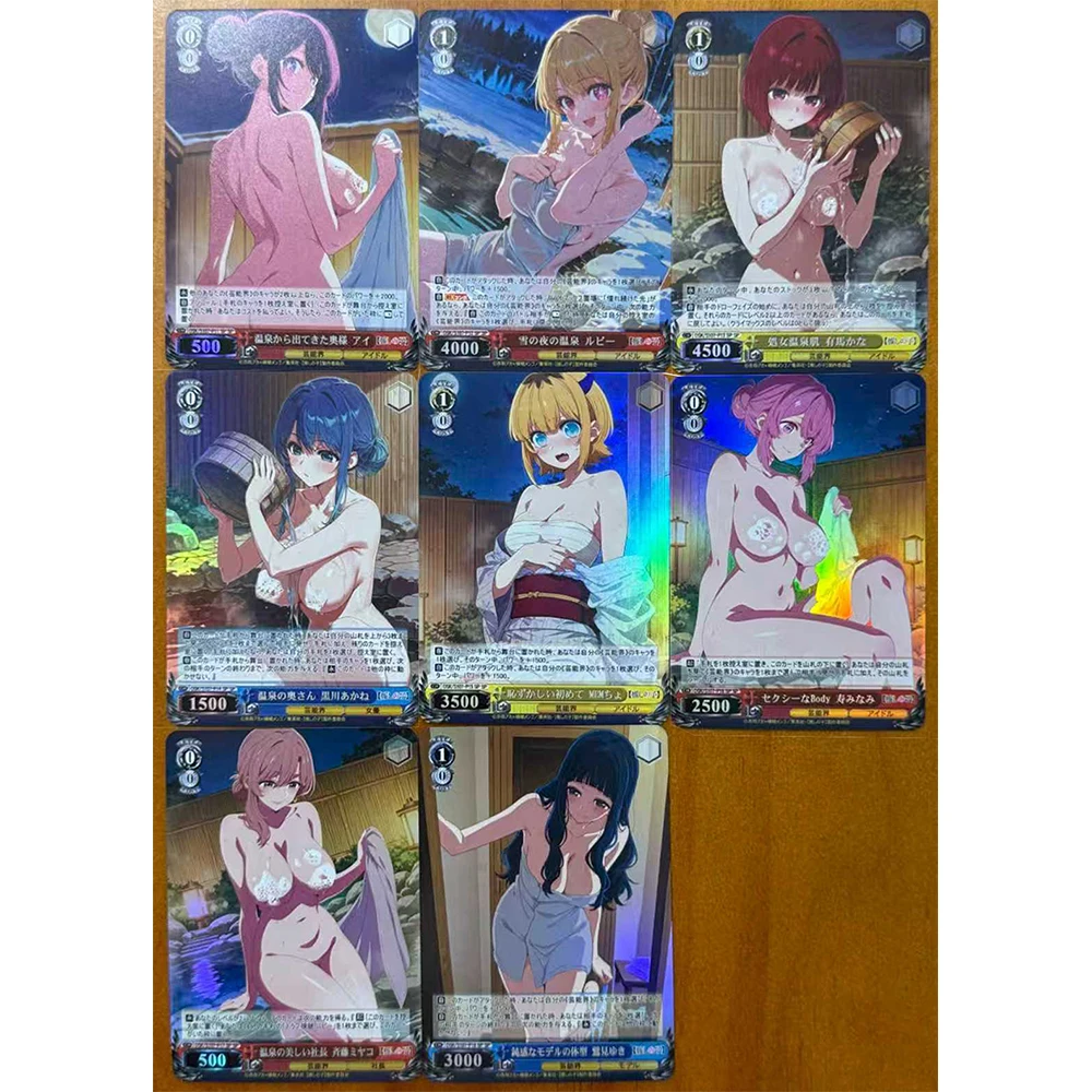 

Аниме История Богини DIY ACG Hoshino Ai Vivi Black Maria Ювелирные изделия Бонни Настольная игра Коллекционная карта Рождественский подарок на день рождения