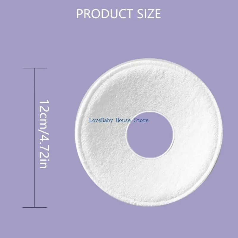 BX0D 1 زوج وسادة التمريض تنفس الطفل الرضاعة الطبيعية وسادة للأم التمريض الأساسية توفير الراحة ومنع التسرب