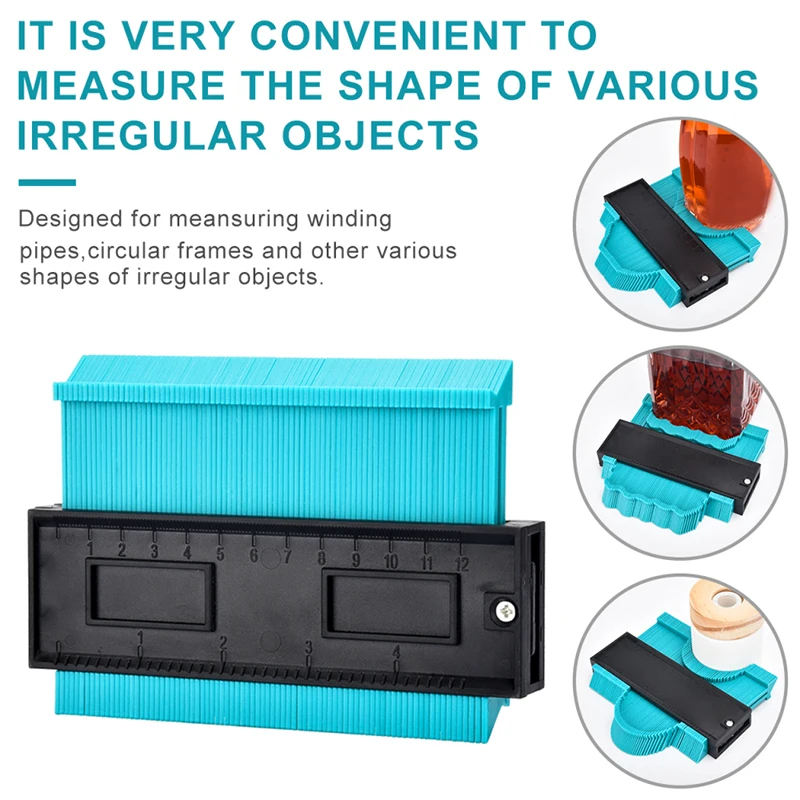 5-inch Profiling Contour Gauge Standard Width Profiling Copier Measuring Tool Used To Take The Shape of Irregular Objects