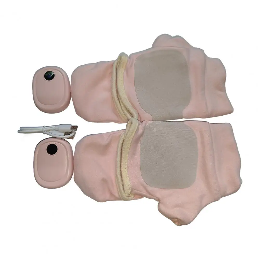 

Winter Gloves Usb Rechargeable Electric Gloves with Lcd Display Adjustable Temperature Control Thermal Fingertip for Weather