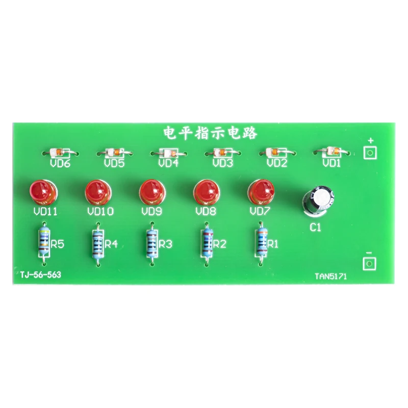 Level Indicator Circuit Light Emitting Diode LED Electronic Fabrication DIY Kit Soldering Board  Electronic Components