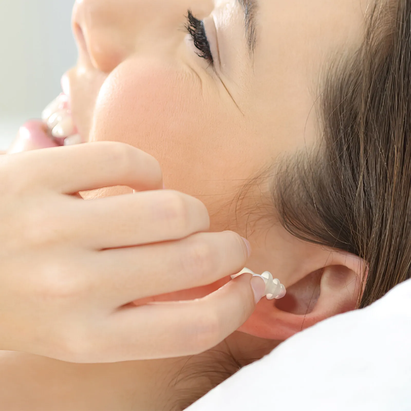 

40Pcs Silicone Ear Plugs Noise Reduction Waterproof Sleep Protective Swimming Soft Comfortable Earplugs Ear Protection