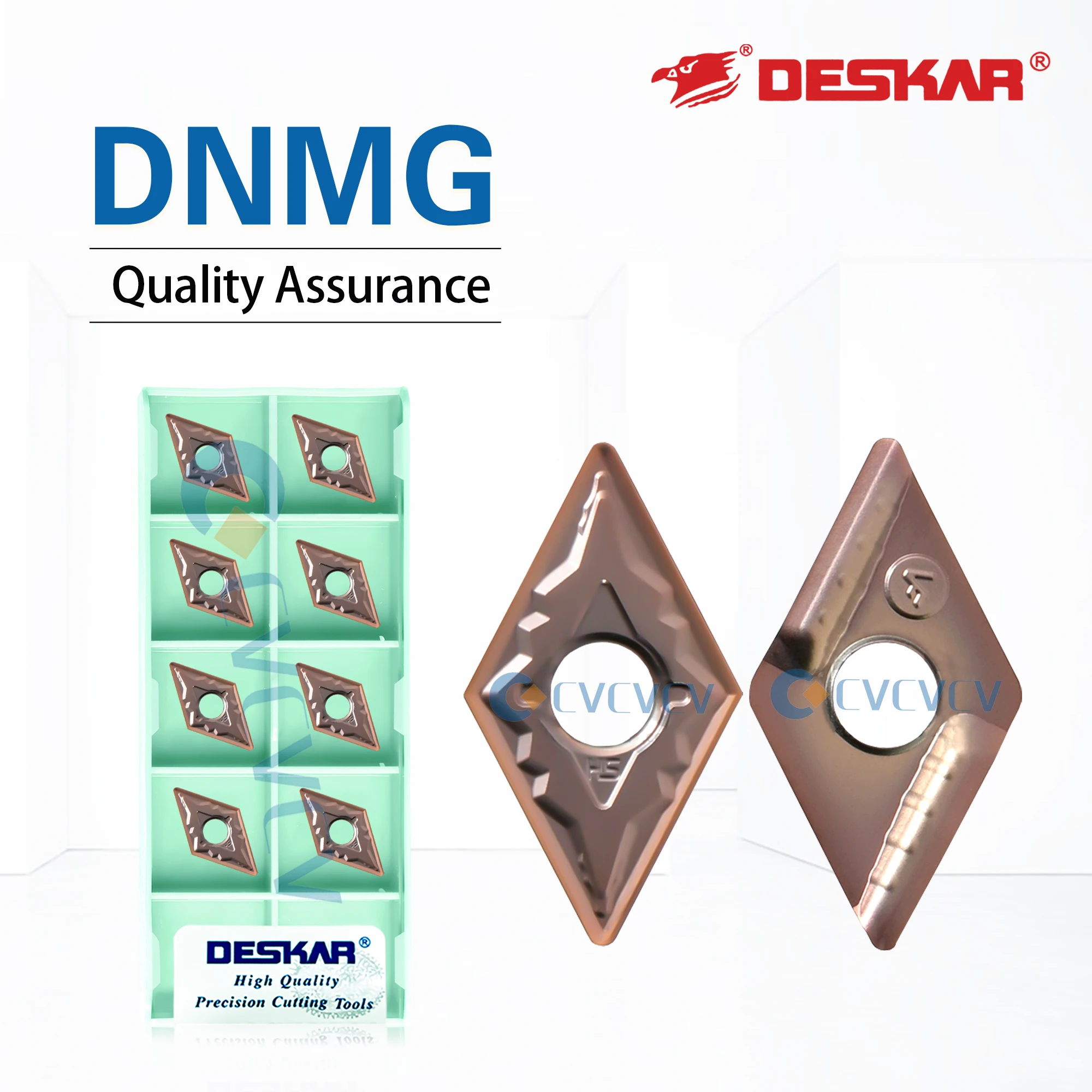 

Токарный станок с ЧПУ DESKAR, 100% оригинальные режущие инструменты для наружных кругов DNMG150604/150608-HS R-VF LF6118, используемый для обработки нержавеющей стали