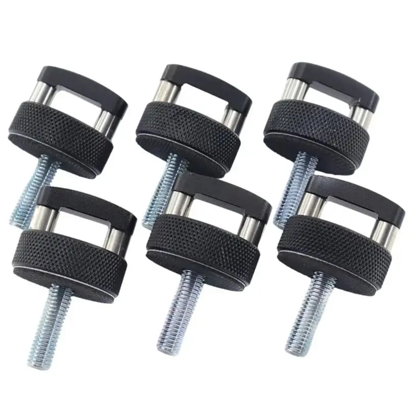 A13F-6PCS Car Hardtop Bolts Quick Removal Thumb Screw For Jeep Wrangler JK JKU JL JLU JT 2007-2022