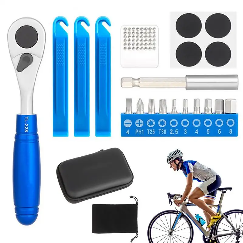 

Ratchet Wrench Set Maintenance Screwdriver Kit Anti-Slip Maintenance Screwdriver Kit Bike Repair Ratchet Wrench Combination Set