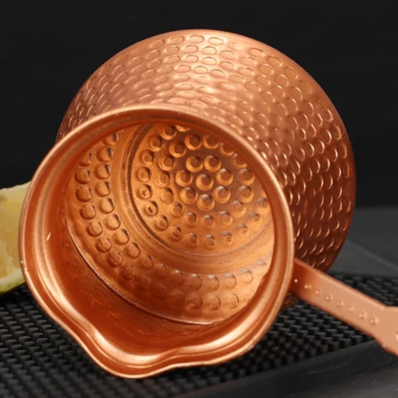 Versatile Handcrafted Turkish Coffee Pot Stable Handle Melting Jug Lid Stainless Steel Heating Pot Stove Top