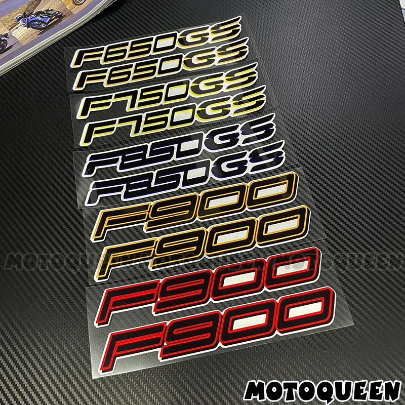 For BMW F650 F750 F850 GS F900 F850GS Motorcycle Fairing Body Tank Pad Side Emblem Logo Decoration Reflective Decals Stickers