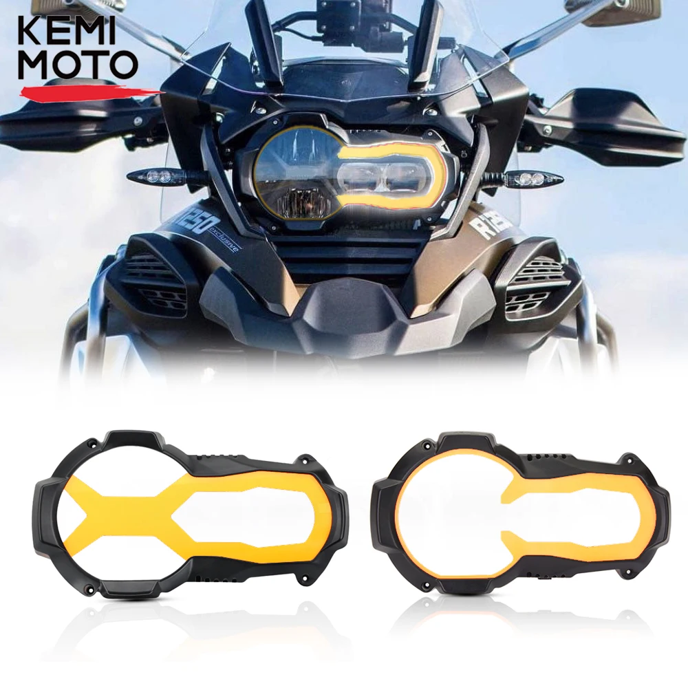 

New Motorcycle Headlight Protector For BMW R1200GS GSA R1250GS LC Adventure With 4 Colours Fluorescent Cover 2013-2024