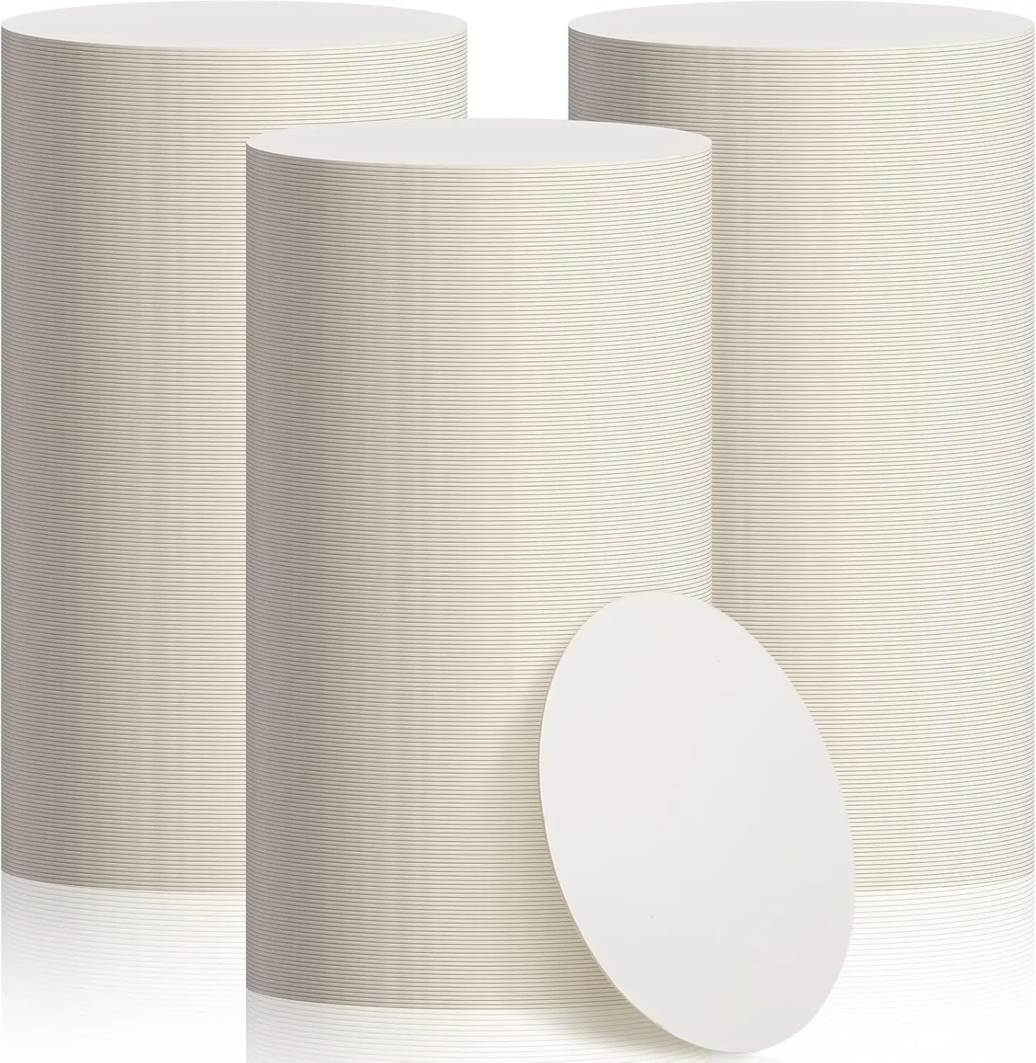 

600 шт. одноразовые бумажные подставки оптом 1 мм, 4-дюймовые круглые картонные подставки, пустые для баров, напитков, поделок, искусств, свадьбы