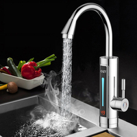 3300 W 360° Immediately Heater Faucet LED Electric Continuous Warm Kitchen Faucet Bathroom Tap