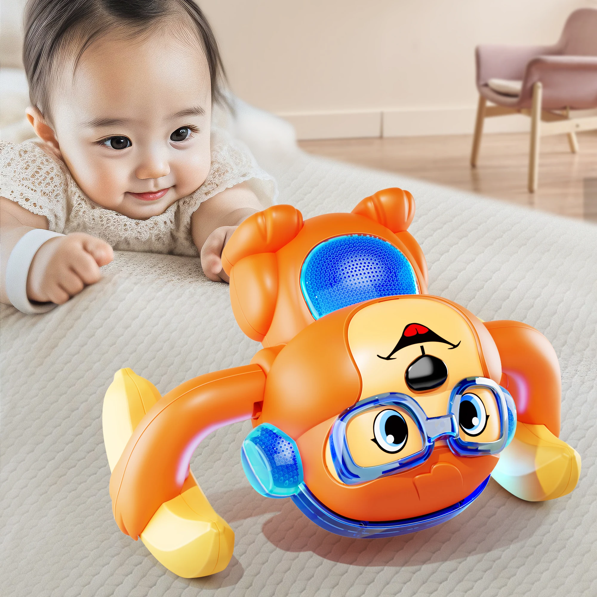 Children Electronic Animals Kids Dancing Monkey Pets Have Music Light Education Baby Sensory Interactive Development Toys