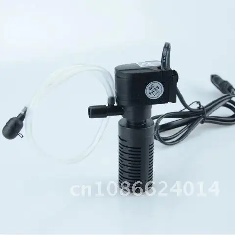 Aquarium Fish Tank Filter Mini Fish Tank Filter Submersible Water Purifier 3 in 1 Filter Aquarium Oxygen