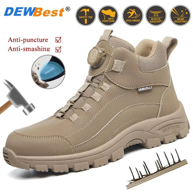 

Casual shoes anti-smash anti-puncture anti-slip wear-resistant work shoes oil-resistant acid and alkali with steel clad site